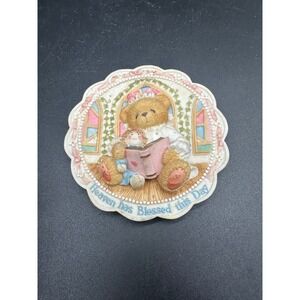 Cherished‎ Teddies Heaven Has Blessed This Day 1997 Wall Decor Figurine Enesco